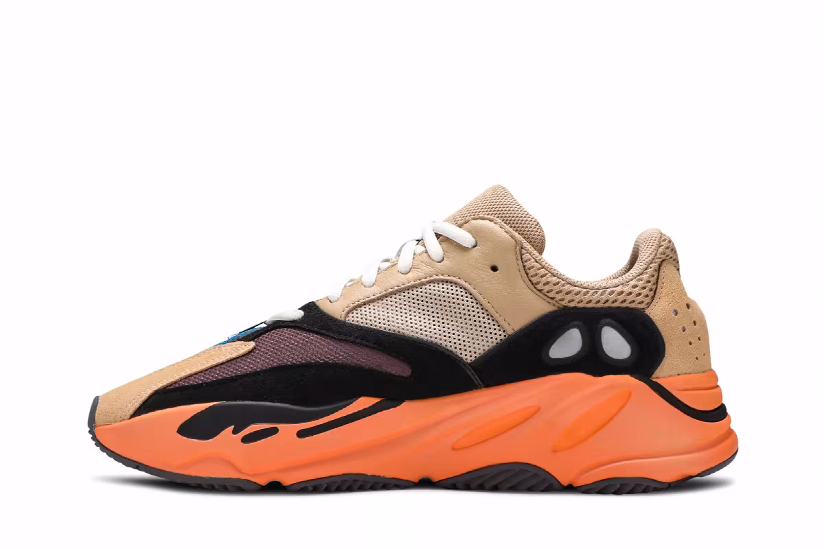 adidas Men's Yeezy Boost 700 Enflame Amber, view 4