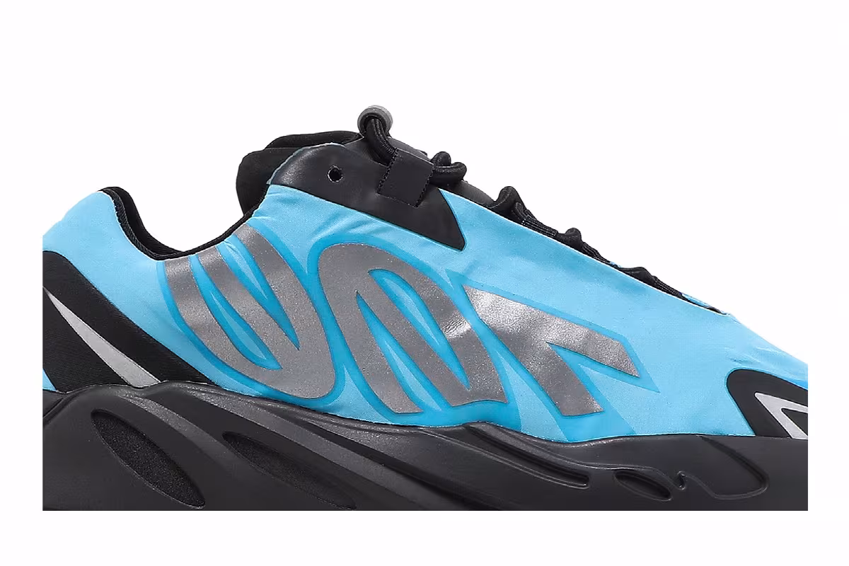 adidas Men's Yeezy Boost 700 MNVN Bright Cyan, view 3