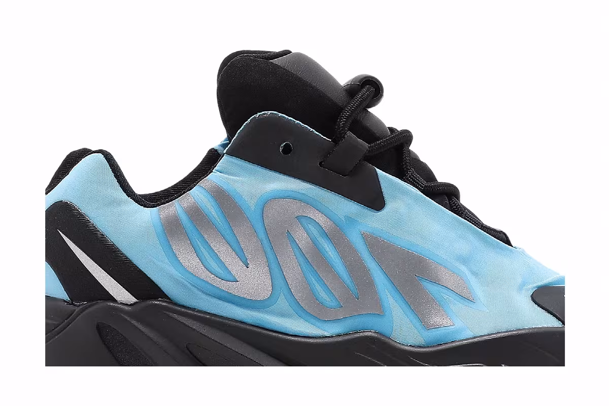adidas Yeezy Boost 700 MNVN Infant Bright Cyan, view 3
