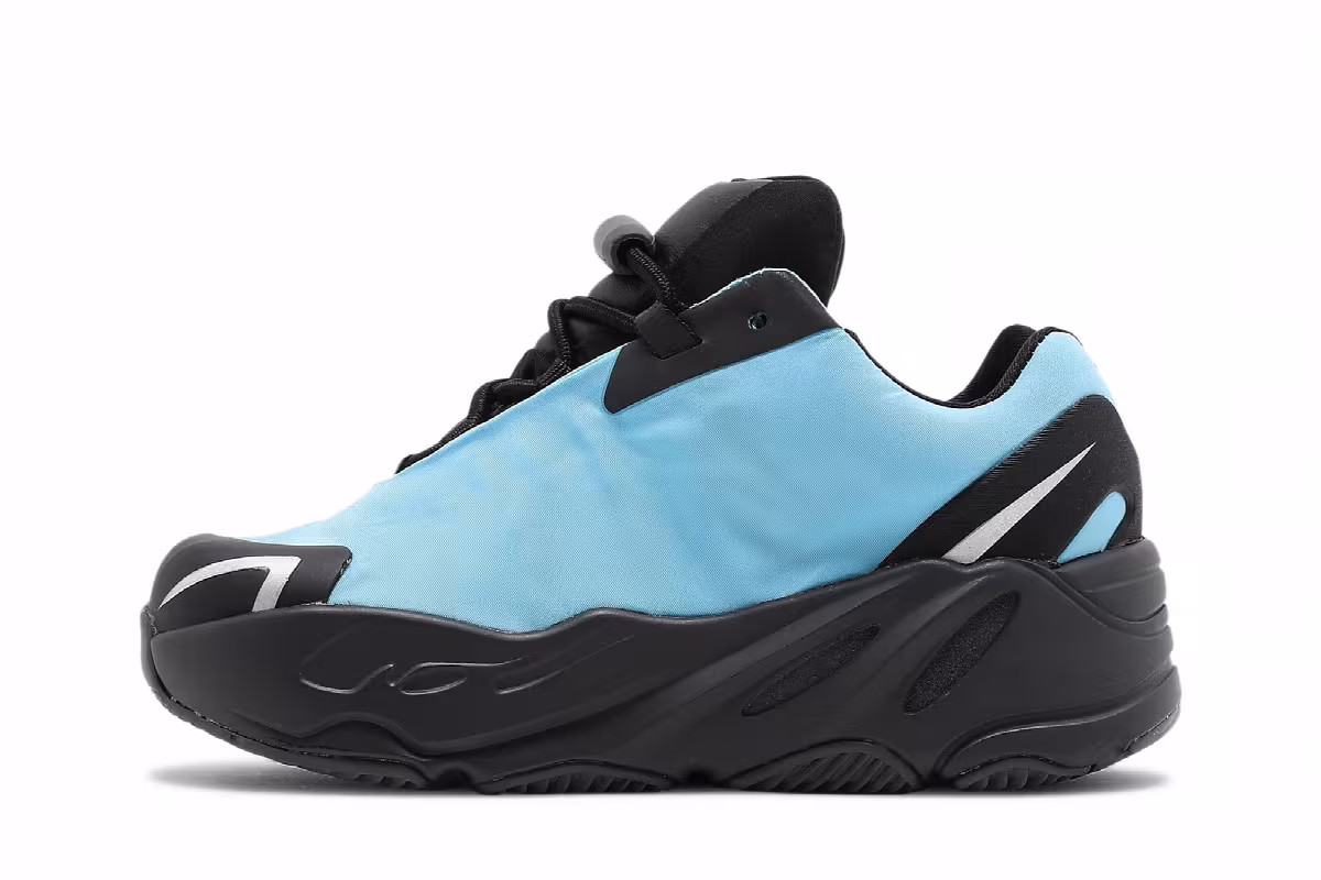 adidas Yeezy Boost 700 MNVN Infant Bright Cyan, view 4