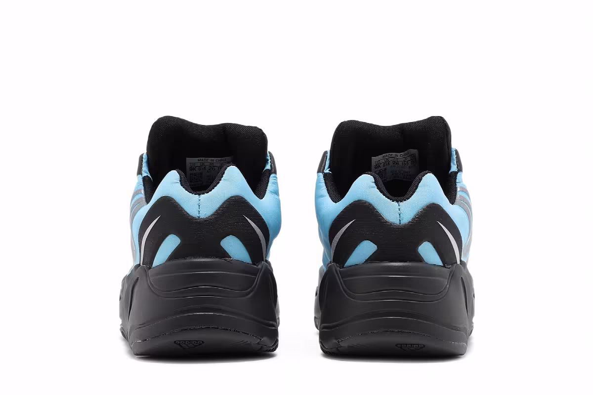 adidas Yeezy Boost 700 MNVN Infant Bright Cyan, view 7