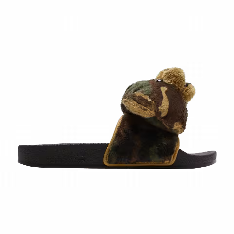 Jeremy Scott x adidas Adilette Slide 'Camo Teddy'