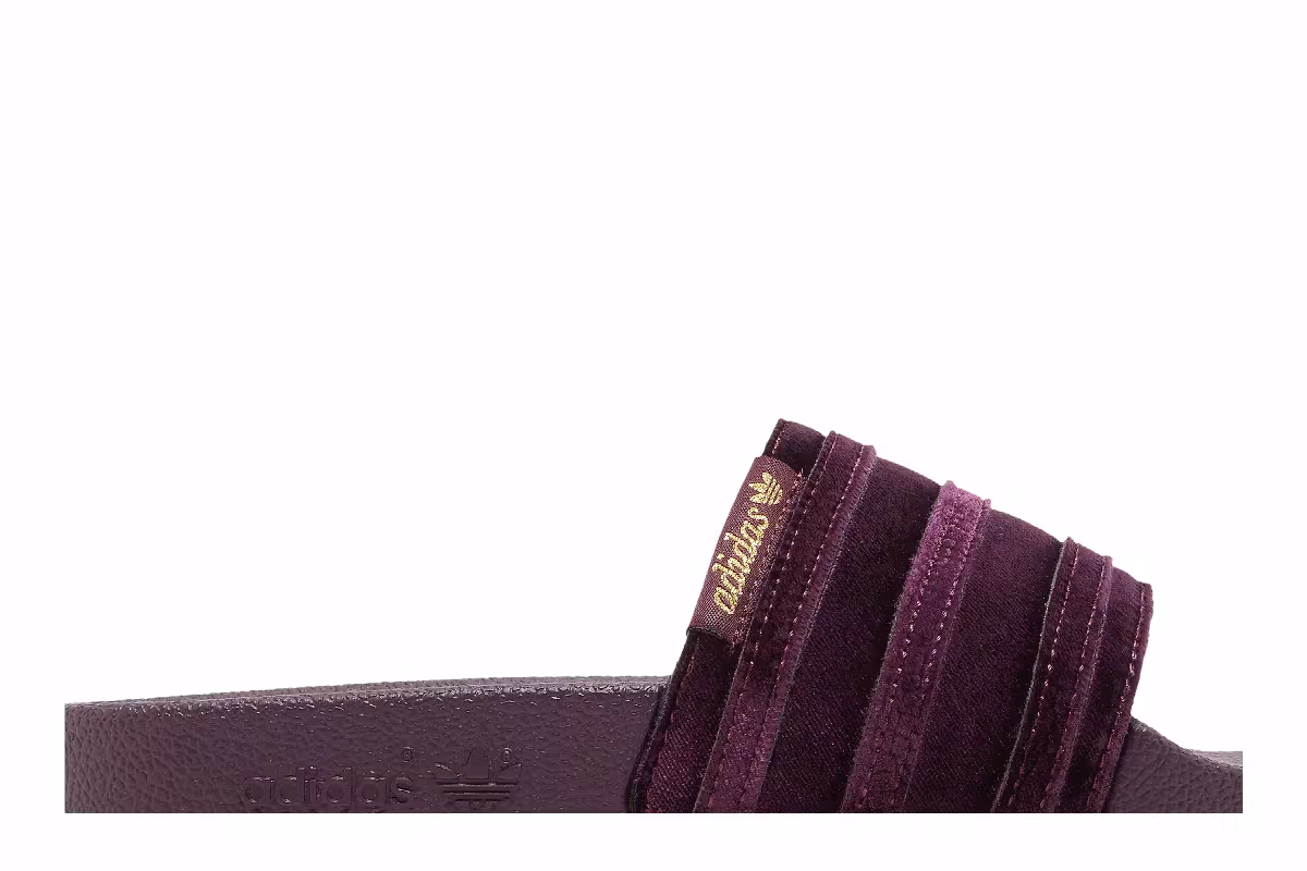 Adidas Women's Adilette Slide Victory Crimson, view 3
