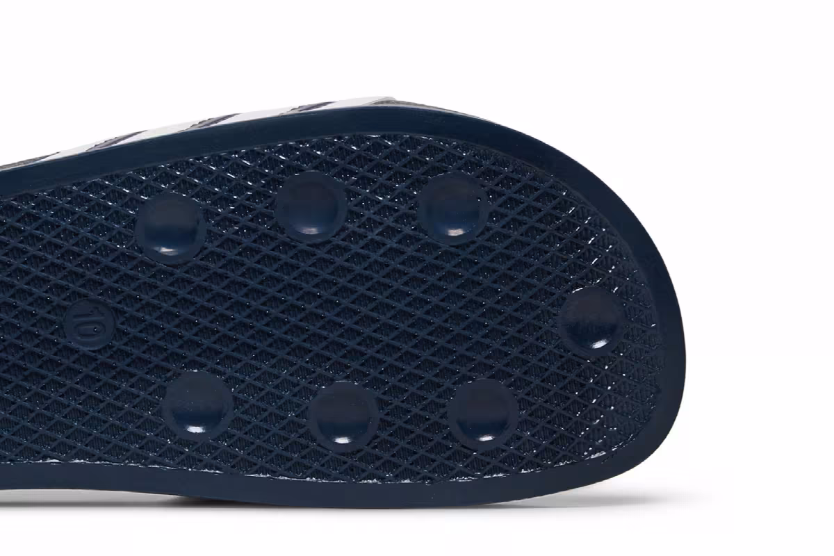 Adidas Adilette Slide Adi Blue White, view 6