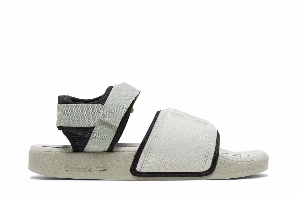 Pharrell x adidas Adilette 2.0 Slide Halo Green, view 2