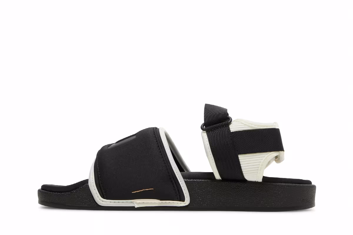 Pharrell x adidas Adilette 2.0 Slide Black White, view 4