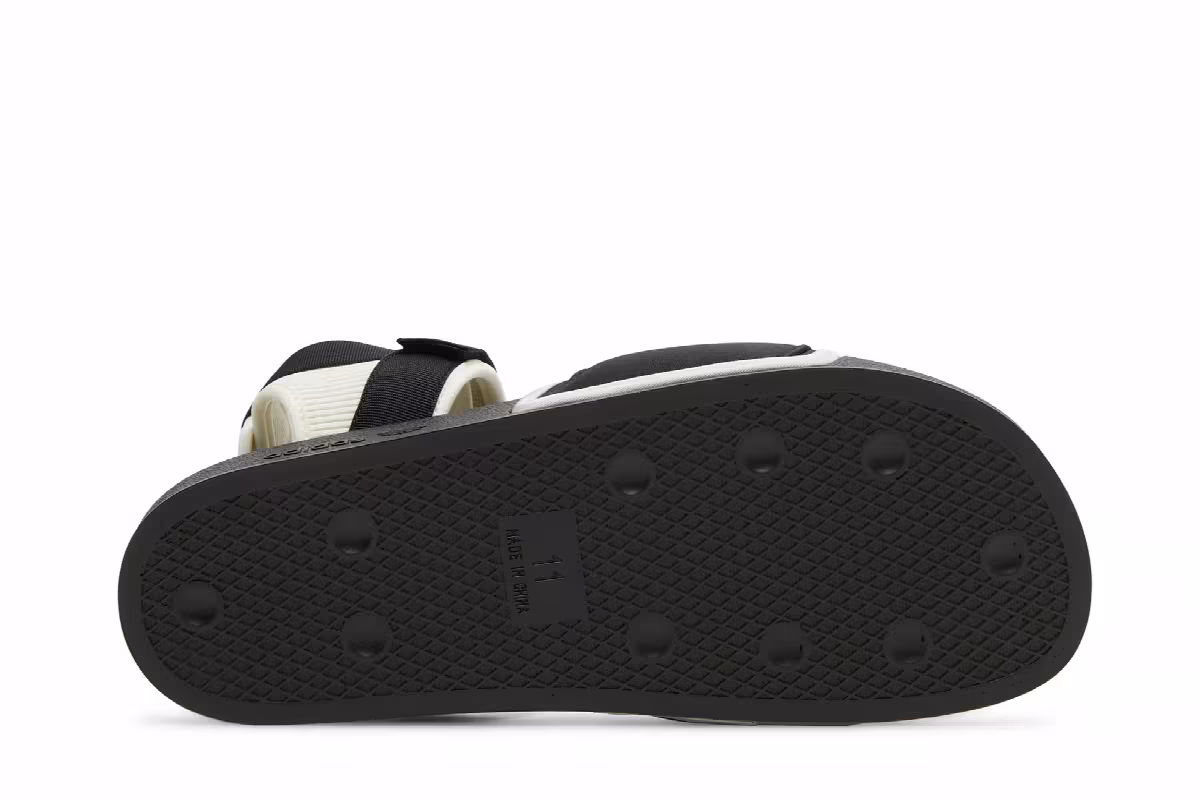 Pharrell x adidas Adilette 2.0 Slide Black White, view 5