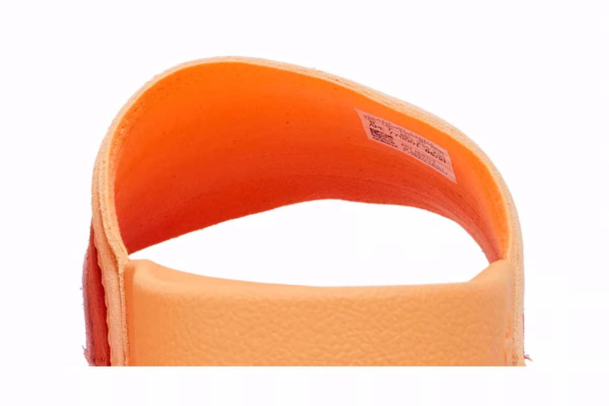Adidas Women's Adilette Slides Light Pink Orange, view 8