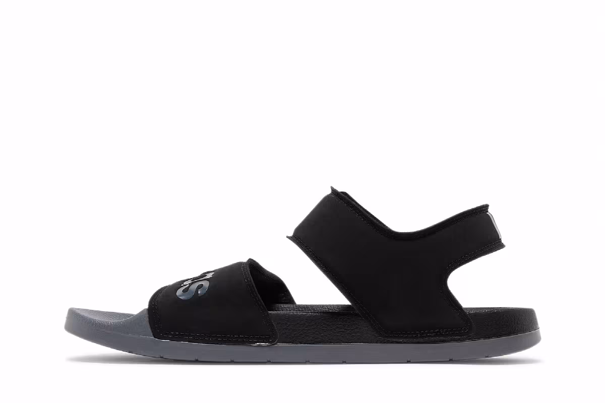 adidas Adilette Sandal Black Grey, view 4