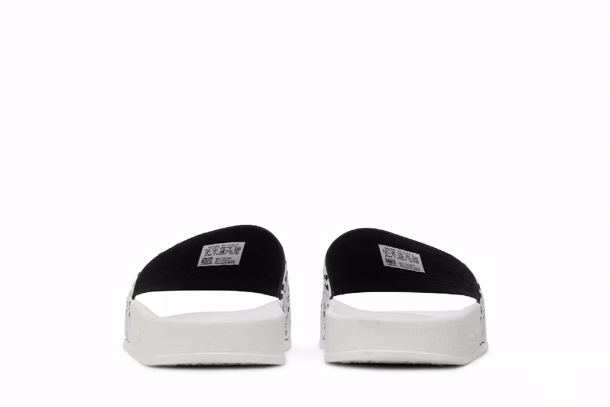 Adidas Women's Adilette Slide Polka - White, view 7