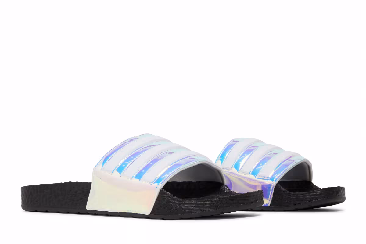 adidas Adilette Boost Slides Iridescent, view 9