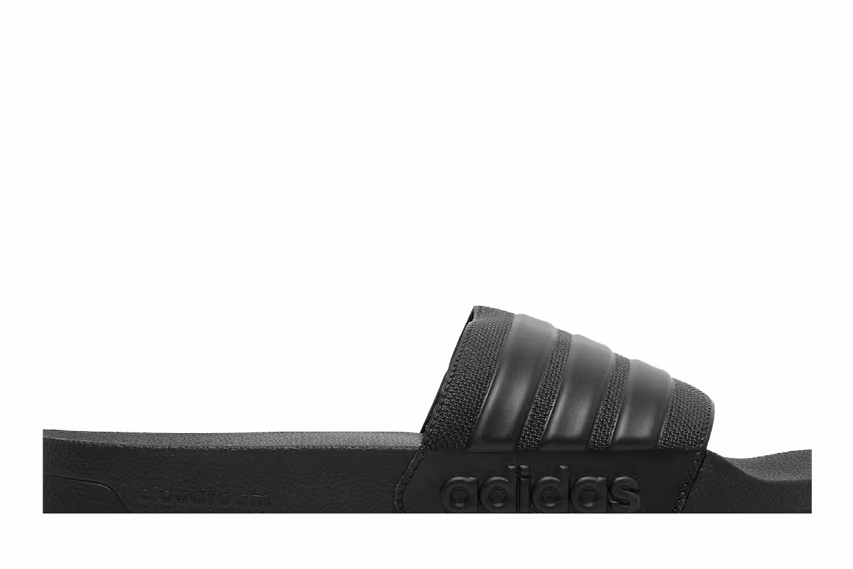 Adidas Adilette Shower Slide Triple Black, view 3