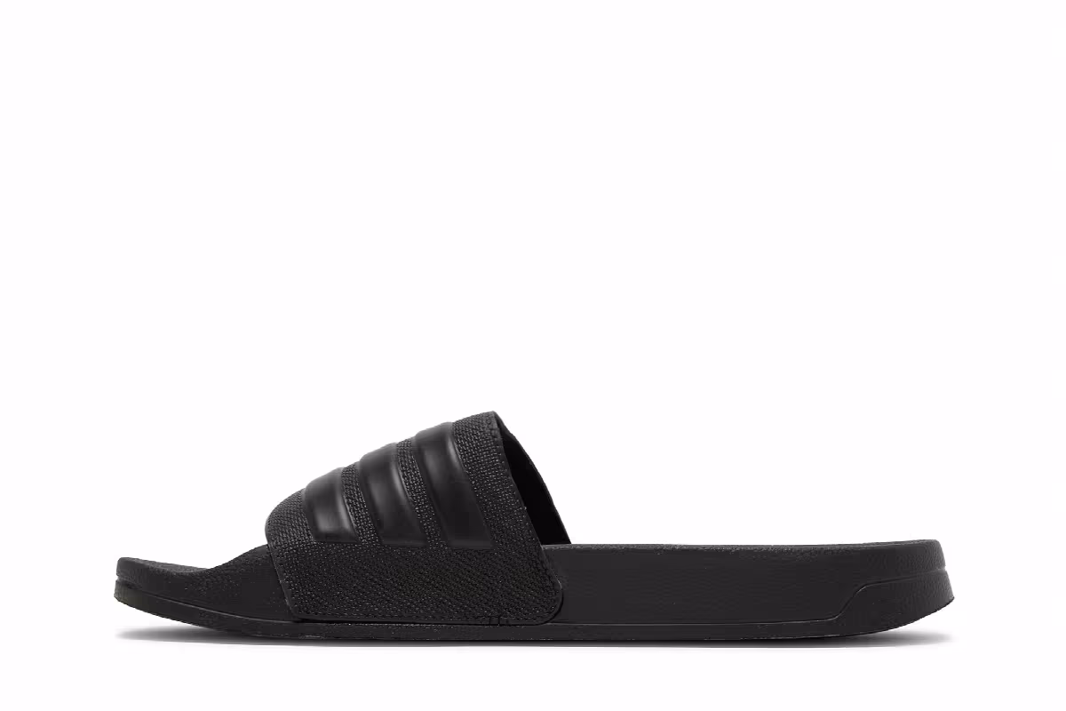 Adidas Adilette Shower Slide Triple Black, view 4
