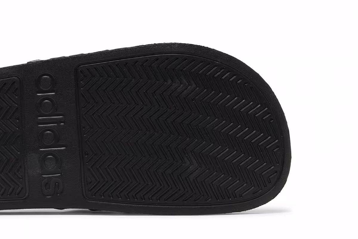 Adidas Adilette Shower Slide Triple Black, view 6