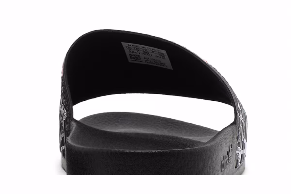 Adidas Adilette Slide J Empowering Graphics - Black, view 8