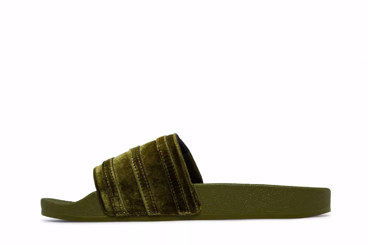 adidas Women's Adilette Slide Orbit Green, view 4