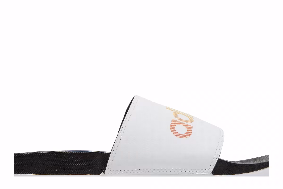 Adidas Adilette Comfort Slide White Multi, view 3