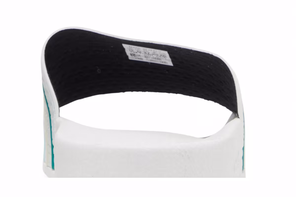 Adidas Adilette Slide White Halo Mint, view 8