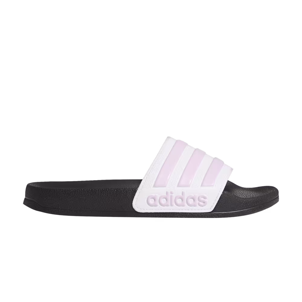 Adidas Adilette Shower Slide J White Clear Lilac
