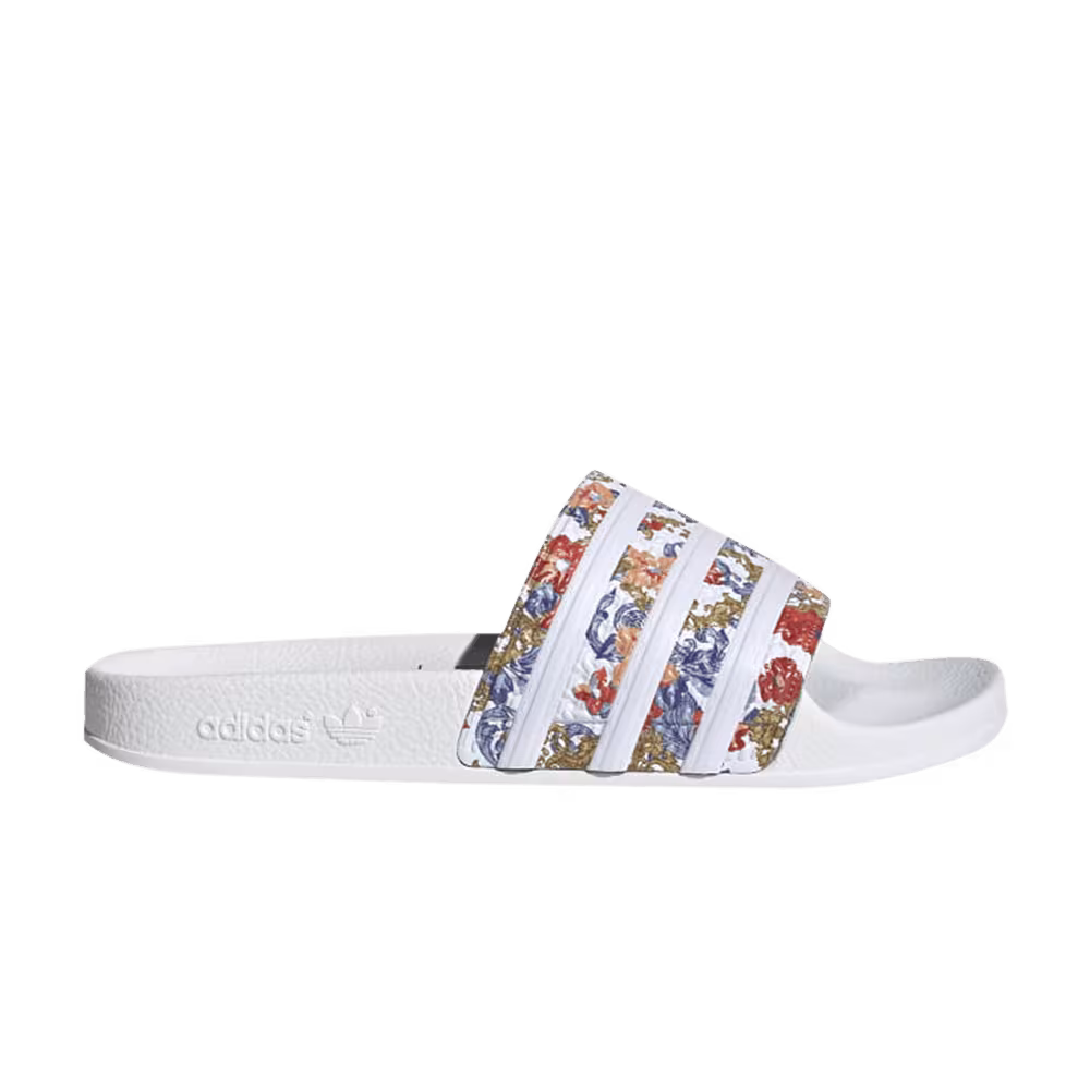 Her Studio London x adidas Women's Adilette Slide Floral - White