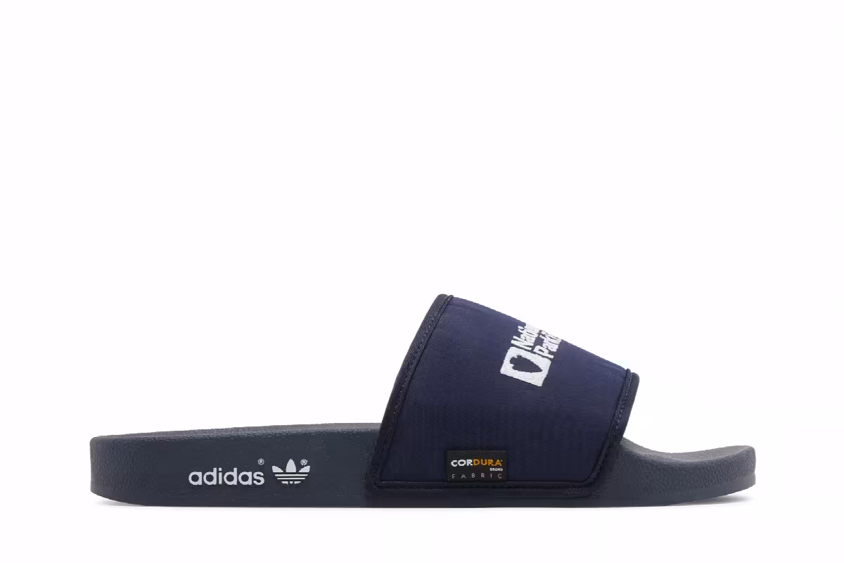 National Park Foundation x adidas Adilette Slide Collegiate Navy, view 2