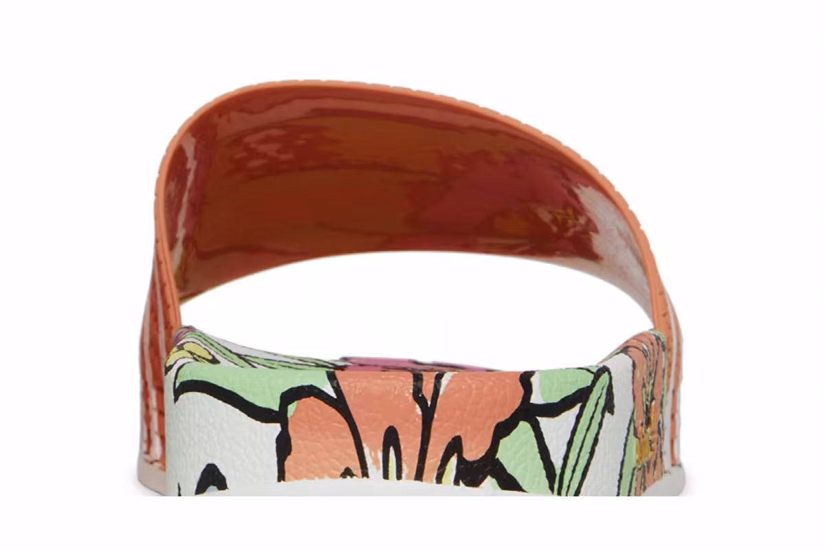 Adidas Women's Adilette Slide Ambient Blush Floral, view 8