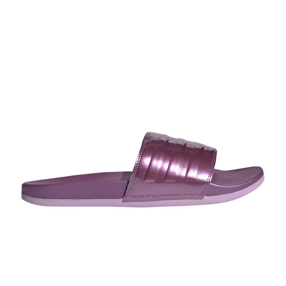 Adidas Women's Adilette Comfort Slide Cherry Metallic