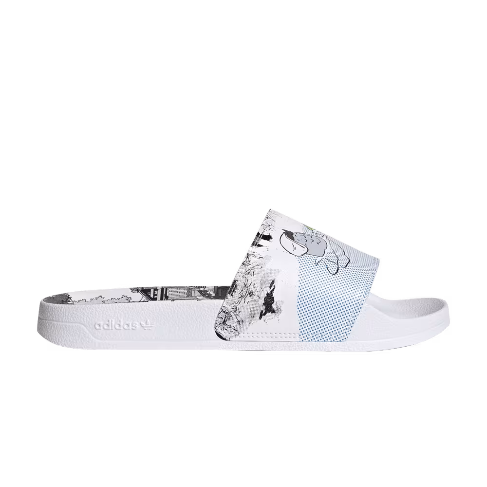Monsters Inc. x adidas Adilette Lite Mike & Sulley