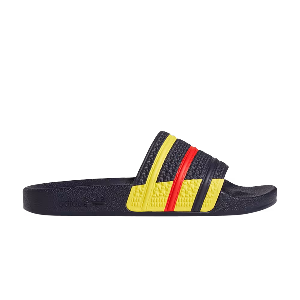 Adidas Adilette Slide Legend Ink Red Yellow