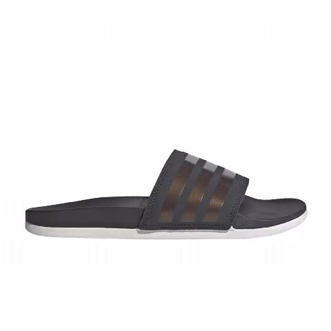 Adidas Wmns Adilette Comfort Slides 'Stripes Shimmer - Copper Metallic'
