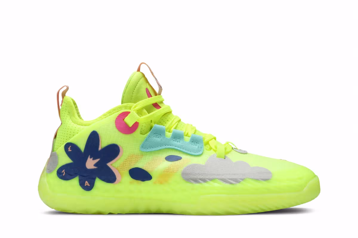 adidas Harden Vol. 5 Futurenatural Solar Yellow, view 2