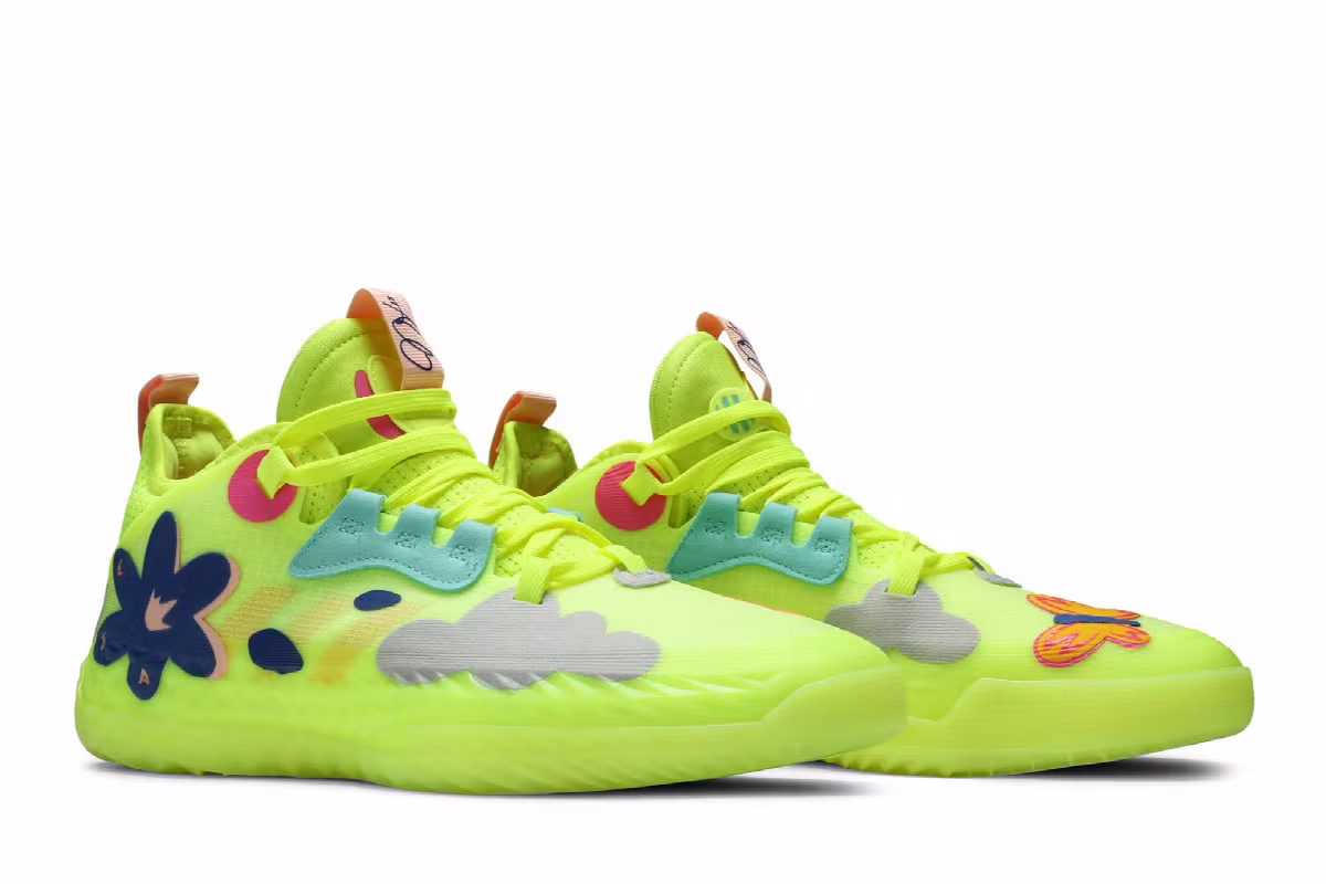 adidas Harden Vol. 5 Futurenatural Solar Yellow, view 9