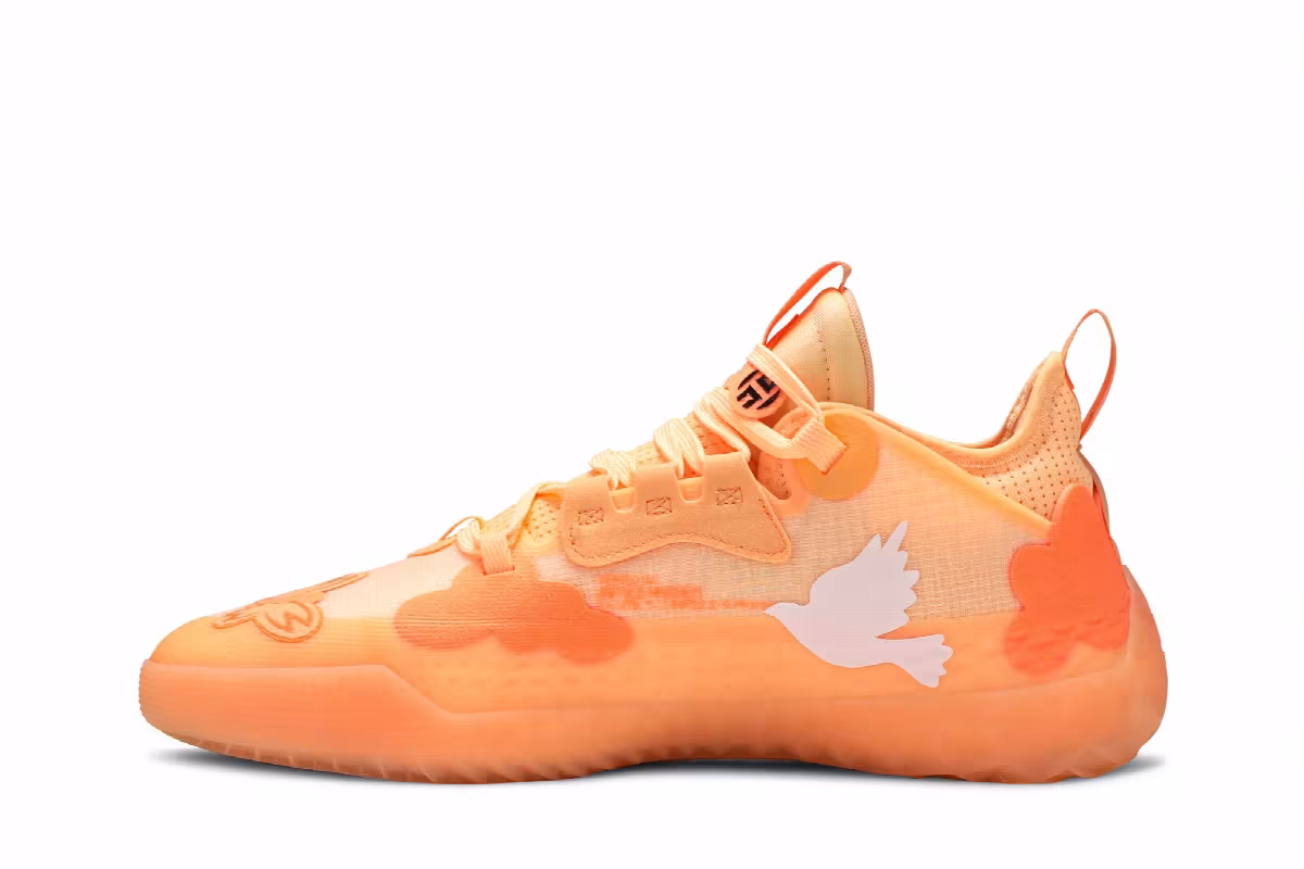 adidas Harden Vol. 5 Futurenatural Acid Orange, view 4