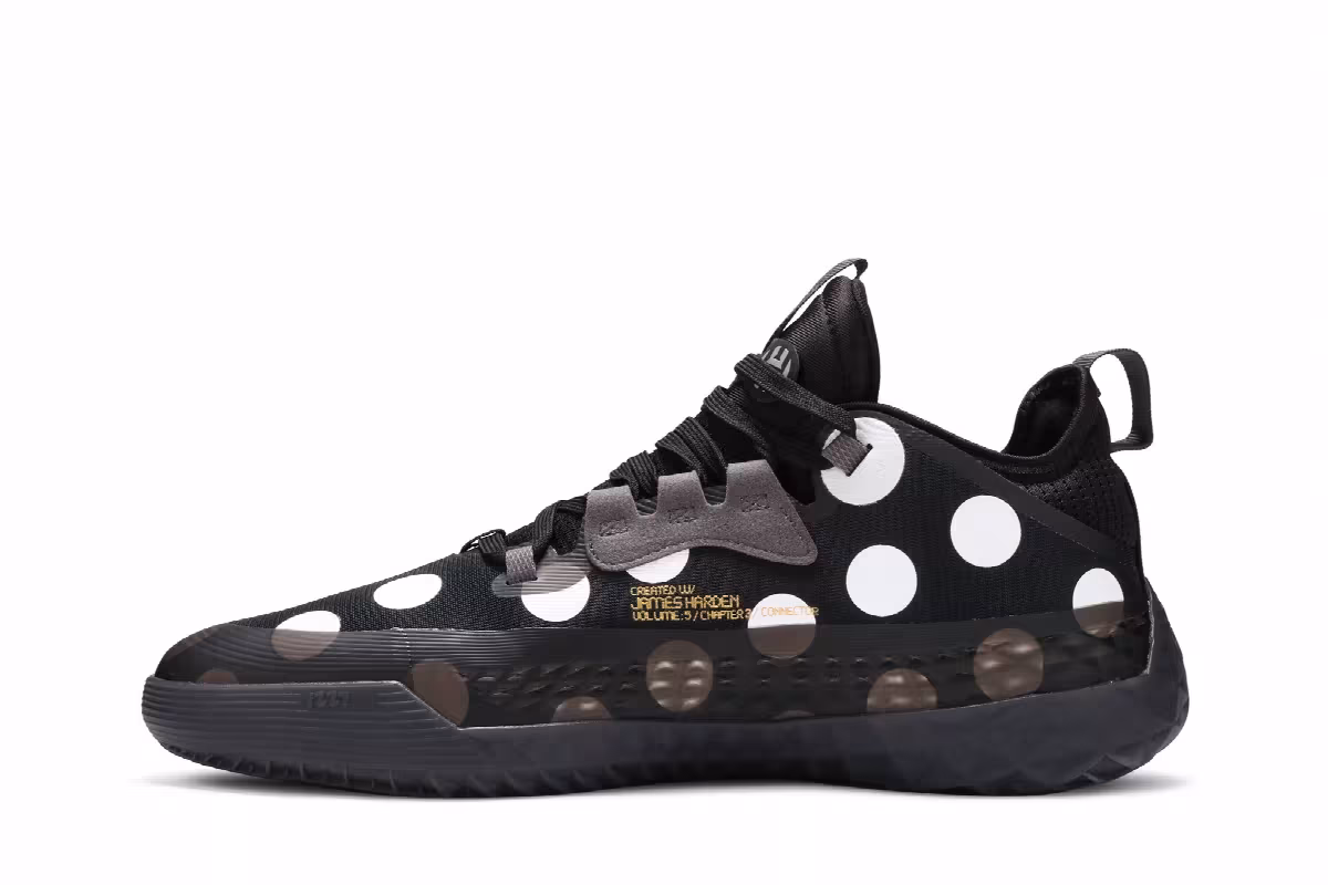 adidas Harden Vol. 5 Futurenatural Polka Dot, view 4
