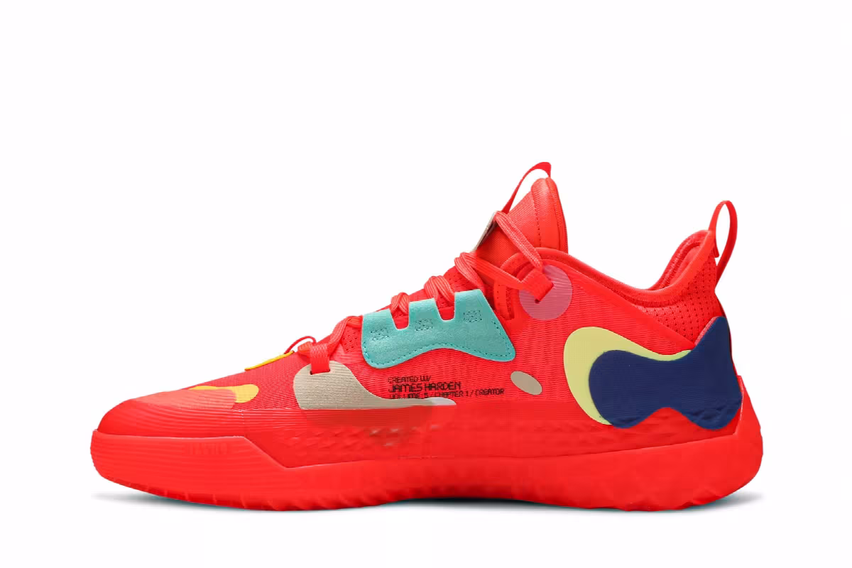 adidas Harden Vol. 5 Futurenatural Solar Red, view 4