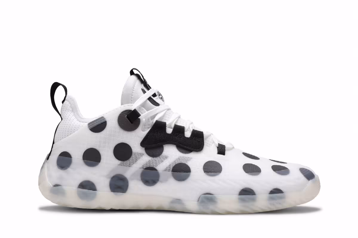 adidas Harden Vol. 5 Futurenatural Polka Dot - White, view 2