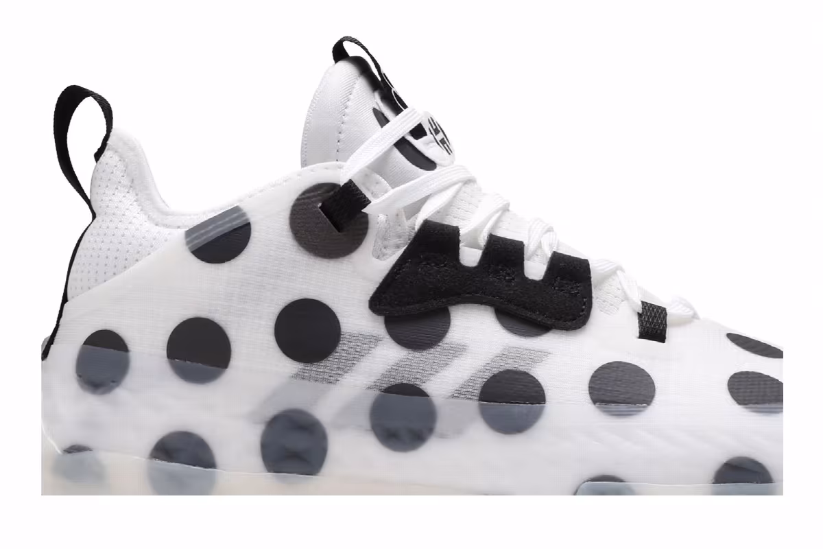 adidas Harden Vol. 5 Futurenatural Polka Dot - White, view 3