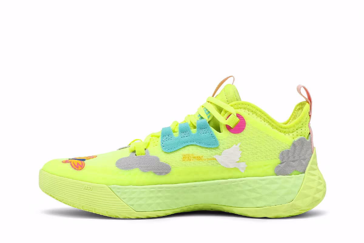 adidas Harden Vol. 5 J Futurenatural Solar Yellow, view 4