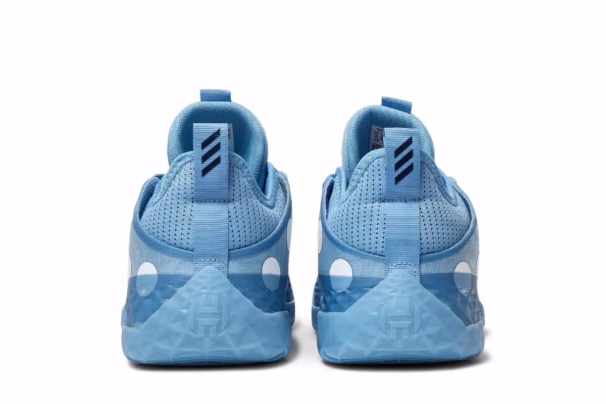 adidas Harden Vol. 5 Futurenatural Polka Dot - Team Light Blue, view 7
