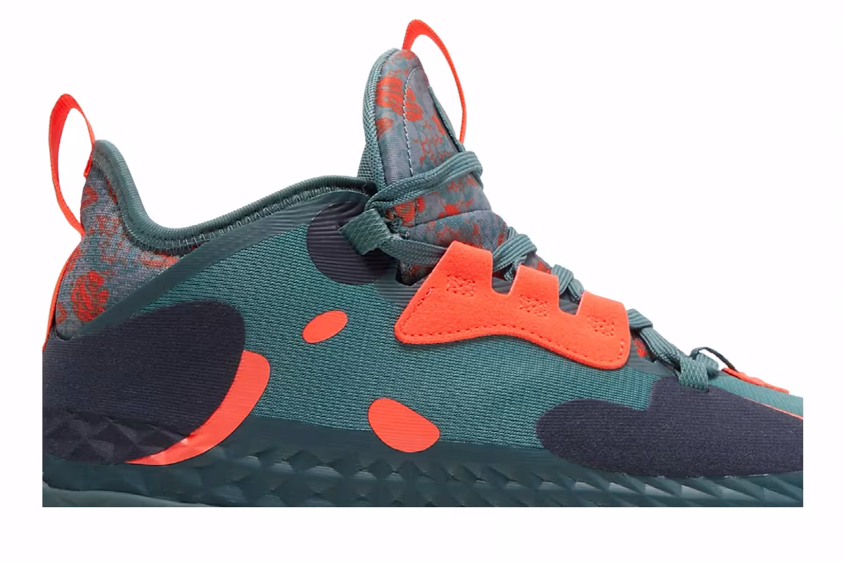 adidas Harden Vol. 5 Futurenatural Floral - Hazy Emerald, view 3