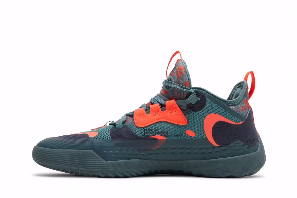adidas Harden Vol. 5 Futurenatural Floral - Hazy Emerald, view 4