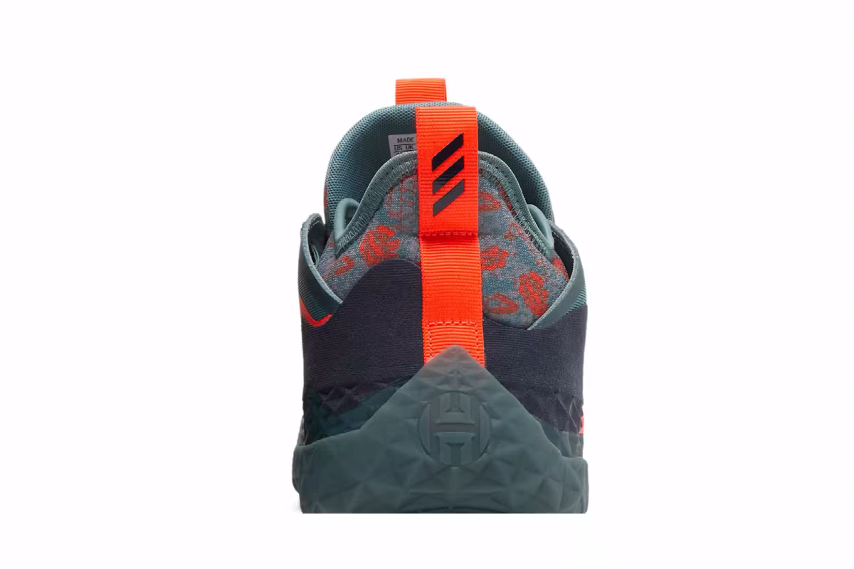 adidas Harden Vol. 5 Futurenatural Floral - Hazy Emerald, view 8