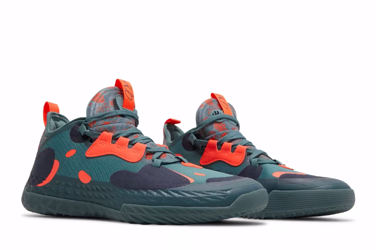 adidas Harden Vol. 5 Futurenatural Floral - Hazy Emerald, view 9
