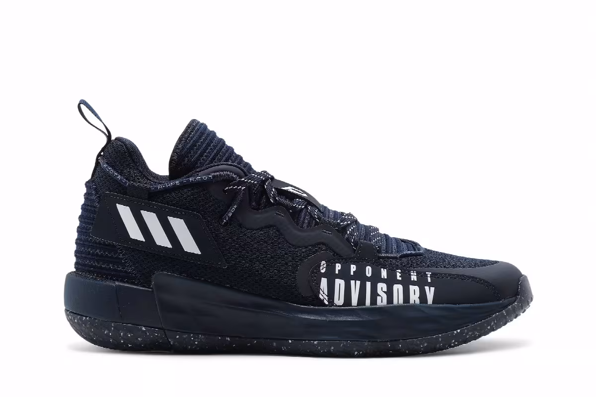 adidas Dame 7 EXTPLY Opponent Advisory - Team Navy, view 2