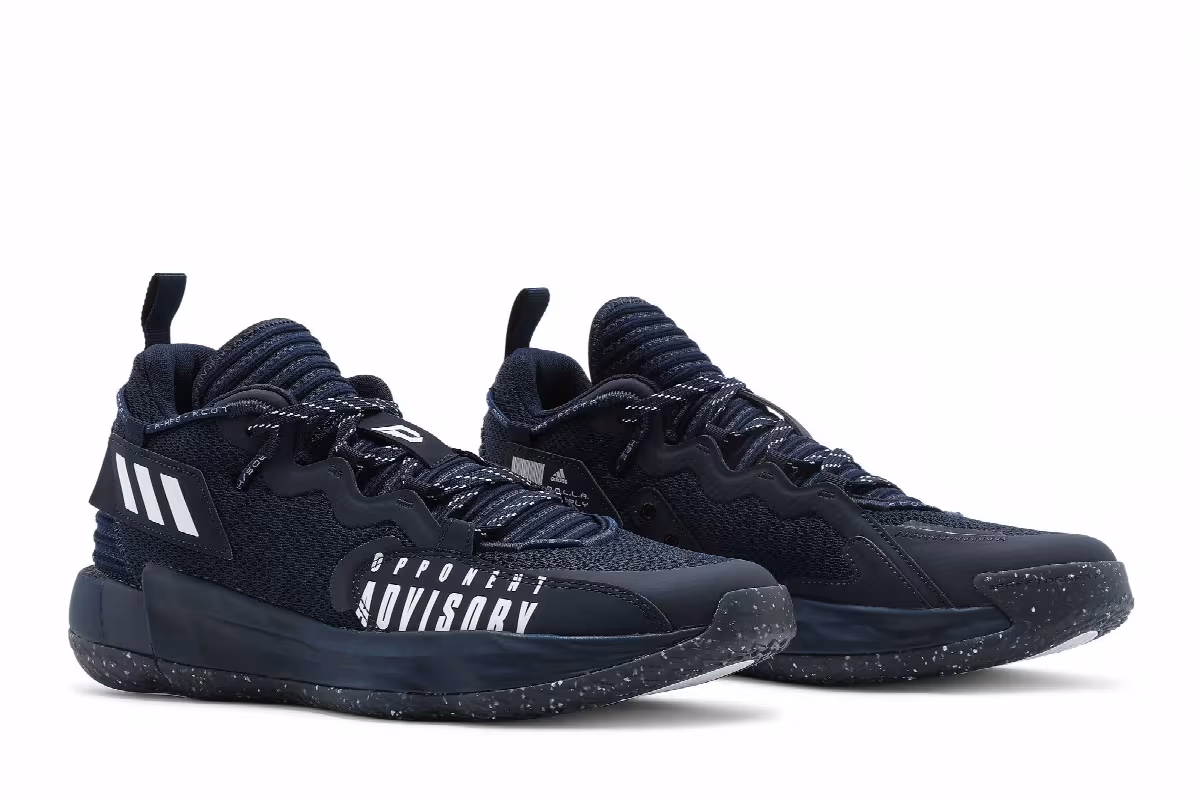 adidas Dame 7 EXTPLY Opponent Advisory - Team Navy, view 9