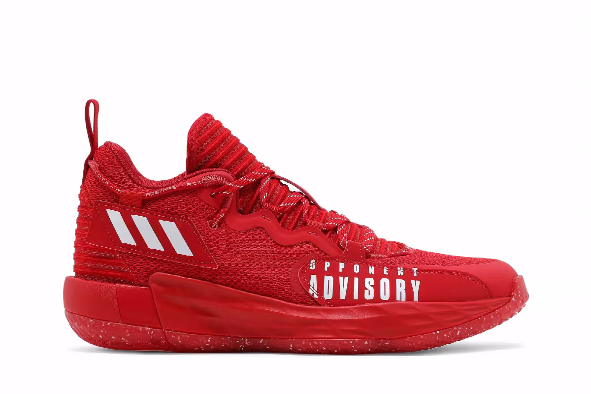 adidas Dame 7 EXTPLY Opponent Advisory - Scarlet, view 2
