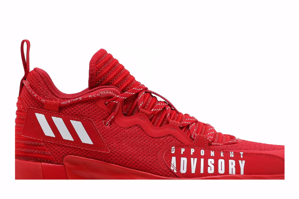 adidas Dame 7 EXTPLY Opponent Advisory - Scarlet, view 3
