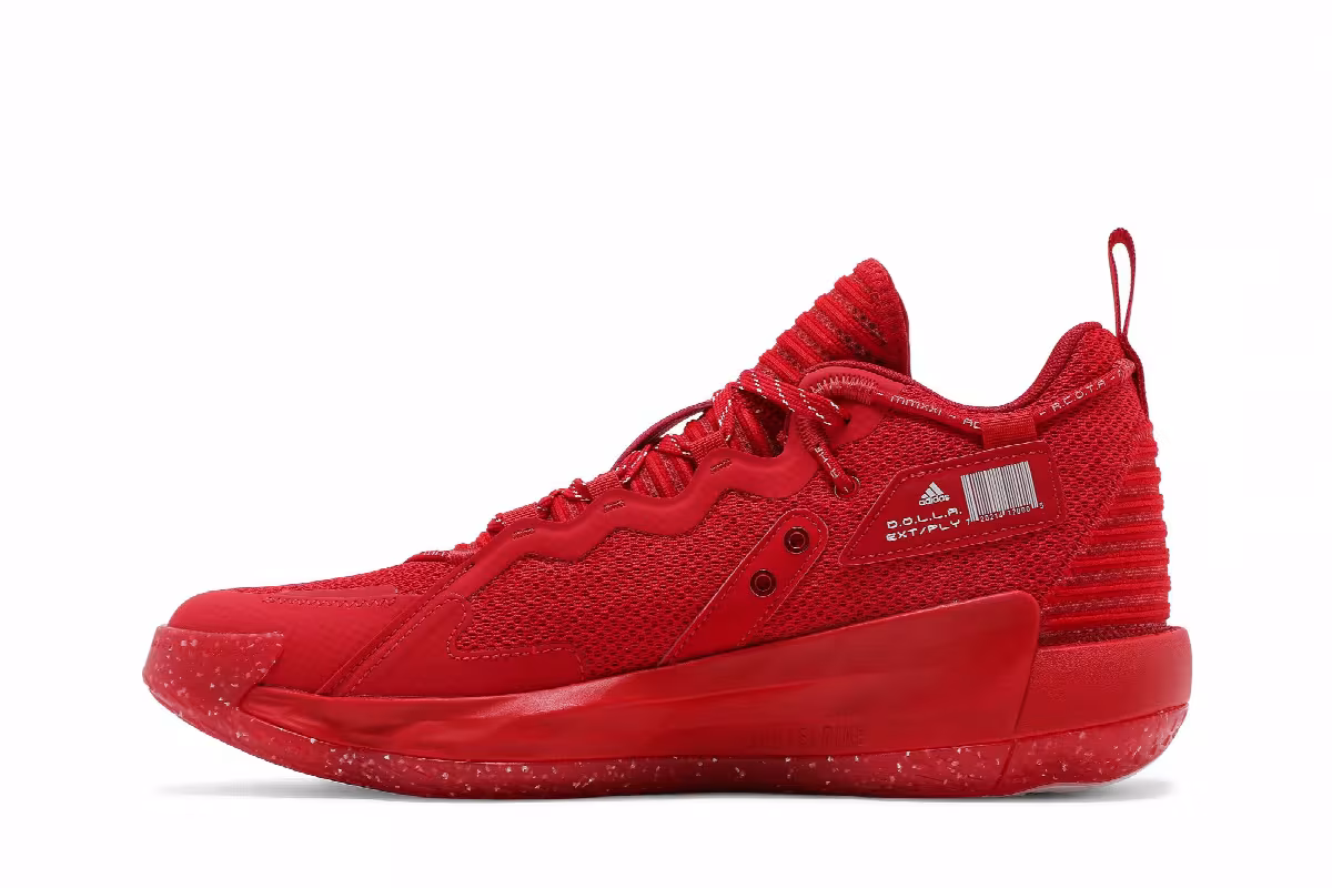 adidas Dame 7 EXTPLY Opponent Advisory - Scarlet, view 4
