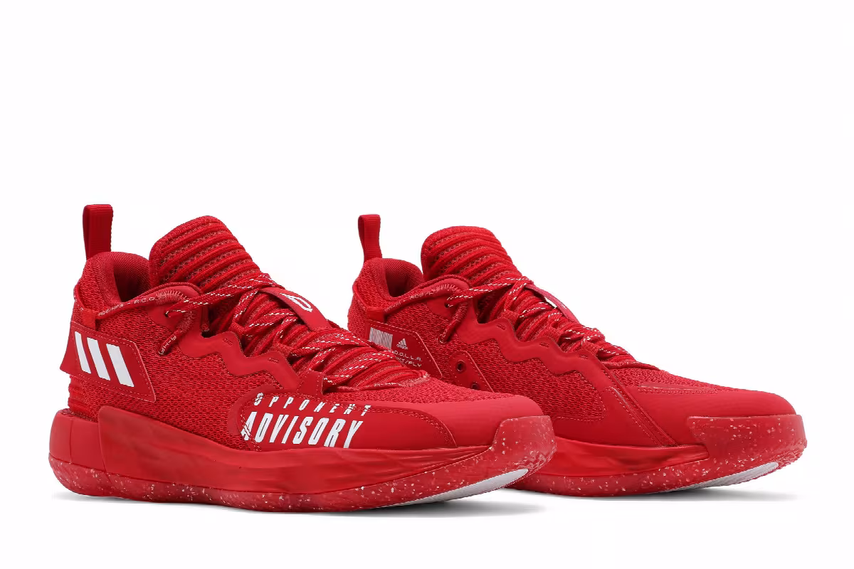adidas Dame 7 EXTPLY Opponent Advisory - Scarlet, view 9