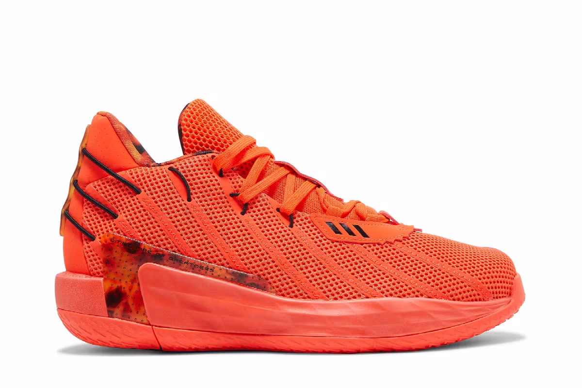 adidas Dame 7 Fire Inside, view 2